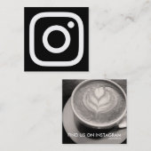 instagram promo vierkante visitekaartje (Voorkant / Achterkant)