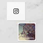 instagram promo vierkante visitekaartje (Voorkant / Achterkant)