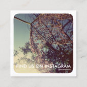 instagram promo vierkante visitekaartje (Achterkant)