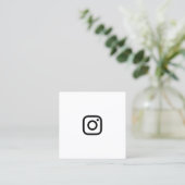 instagram promo vierkante visitekaartje (Staand voorkant)