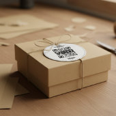 Instagram QR Code Company Logo Rubber Stempel
