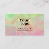 Instagram QR Code Holografische estheticus Sociaal Visitekaartje (Voorkant)