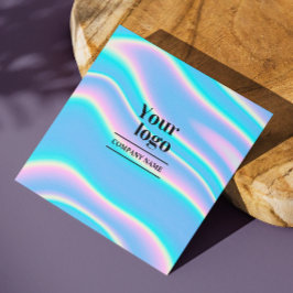 Instagram QR-code Holografische sociale media volg Vierkante Visitekaartje