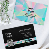 Instagram QR-code Holografische sociale media volg Visitekaartje