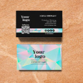 Instagram QR-code Holografische sociale media volg Visitekaartje