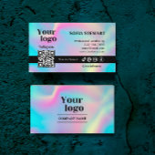 Instagram QR-code Holografische sociale media volg Visitekaartje