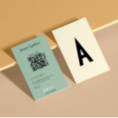 Instagram QR-code Modern minimaal Visitekaartje