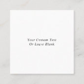 Instagram QR Code Promotioneel Vierkante Visitekaartje (Achterkant)