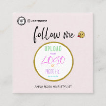 *~* INSTAGRAM ~ QR Code Social Media LOGO Square 