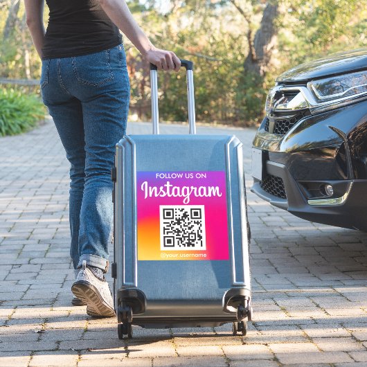 Instagram QR-code Sticker (Koffer Insitu)