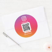 Instagram QR code sticker (Envelop)