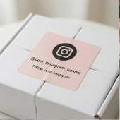 Instagram QR-code sticker | Gepersonaliseerd Volg 