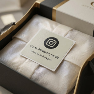 Instagram QR-code sticker   Gepersonaliseerd Volg 