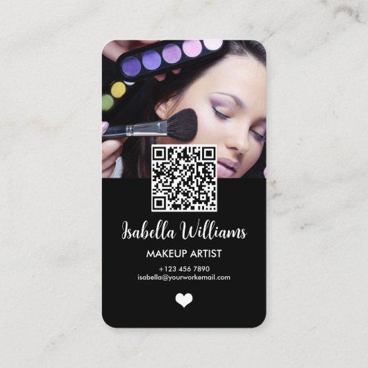 Instagram QR Code Visitekaartje (Achterkant)