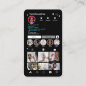 Instagram QR-code zakelijke kaart Visitekaartje (Voorkant)