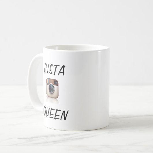 Instagram Queen Koffiemok (Voorkant links)