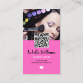 Instagram Scan om te Verbinden QR Code Visitekaartje (Achterkant)