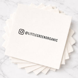 Instagram Servetten | Jouw Insta Naam Papieren Ser