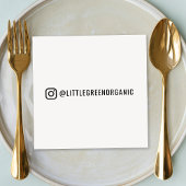 Instagram Servetten | Jouw Insta Naam Papieren Ser