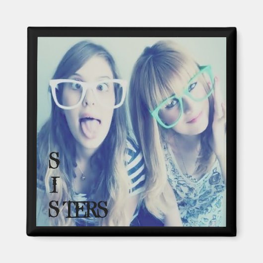 instagram sisters foto magnet (Voorkant)