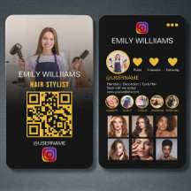 Instagram Sjabloon Social Media QR Code