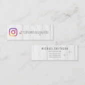Instagram Social Media Influencer Mini Visitekaartje (Voorkant / Achterkant)