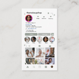Instagram Social Media Sage Verbind met ons QR Visitekaartje