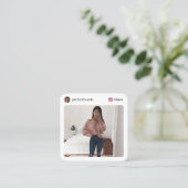 Instagram sociale media foto visitekaartje (Staand voorkant)