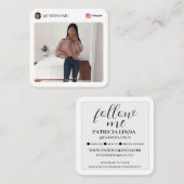 Instagram sociale media foto visitekaartje (Voorkant / Achterkant)