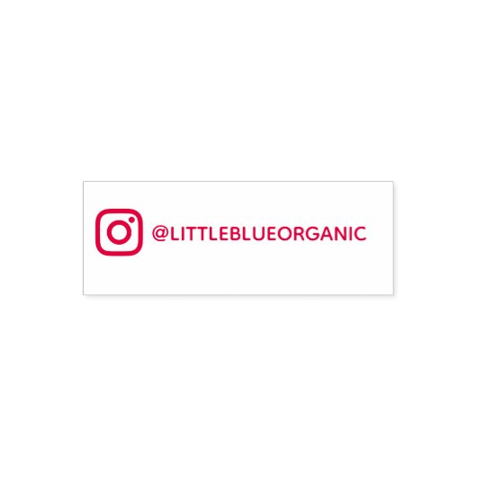 Instagram Stempel | Uw Instagram Naam (Design)