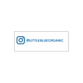 Instagram Stempel | Uw Instagram Naam (Design)