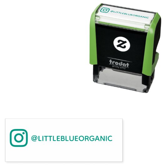 Instagram Stempel | Uw Instagram Naam (In situ)