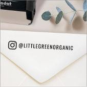 Instagram Stempel | Uw Instagram Naam Rubber Stemp