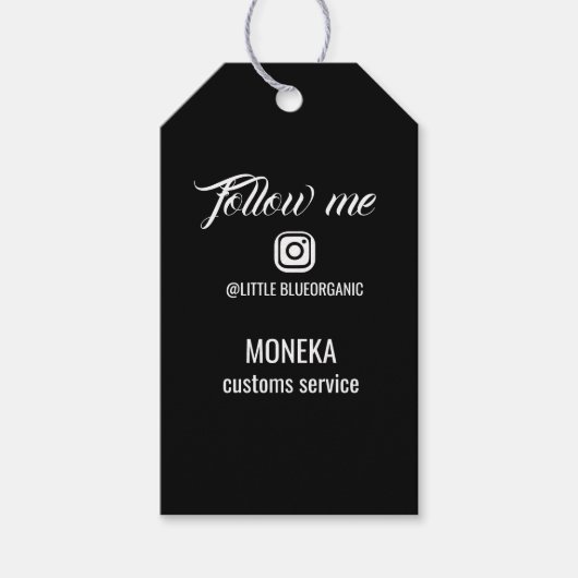 Instagram Sticker | Jouw Instagram Sticker Cadeaulabel (Voorkant)