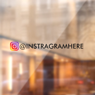 Instagram sticker Social Media Venster Auto Decal