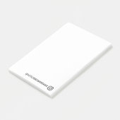 Instagram Sticky Notes | Uw Insta-naam Post-it® (Schuin)