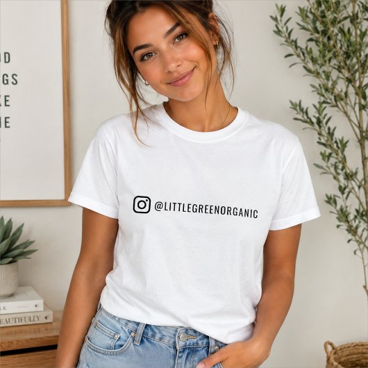 Instagram T-shirts | IG-handvat zakelijke T-shirts