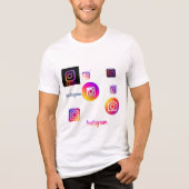 Instagram Tri-Blend Shirt (Voorkant)