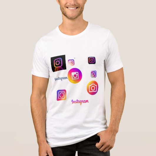 Instagram Tri-Blend Shirt (Voorkant)