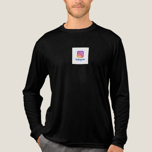 Instagram Tri-Blend Shirt (Voorkant volledig)
