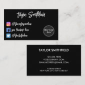 Instagram Twitter Facebook Visitekaartje (Voorkant / Achterkant)