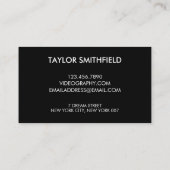 Instagram Twitter Facebook Visitekaartje (Achterkant)