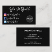 Instagram Twitter Facebook Visitekaartje (Voorkant / Achterkant)