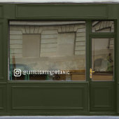 Instagram-venstersticker | Uw Instagramnaam-decal Raamsticker