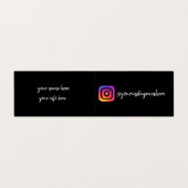 Instagram Visitekaartje (Buitenkant ongevouwen)