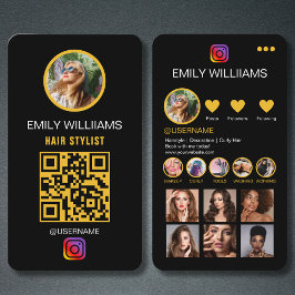 Instagram Visitekaartje Artist Hair Nails Lahes