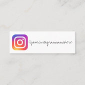 instagram-visitekaartje mini visitekaartje (Voorkant)