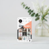 Instagram Visitekaartje Scan om QR-code te verbind (Staand voorkant)