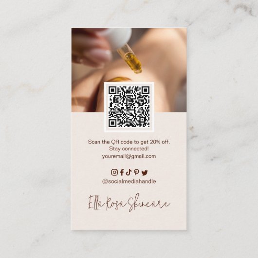 Instagram-Visitekaartje Visitekaartje (Achterkant)