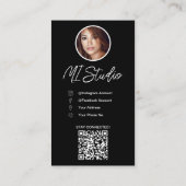 Instagram Visitekaartjes, influencer, estheticus Visitekaartje (Achterkant)